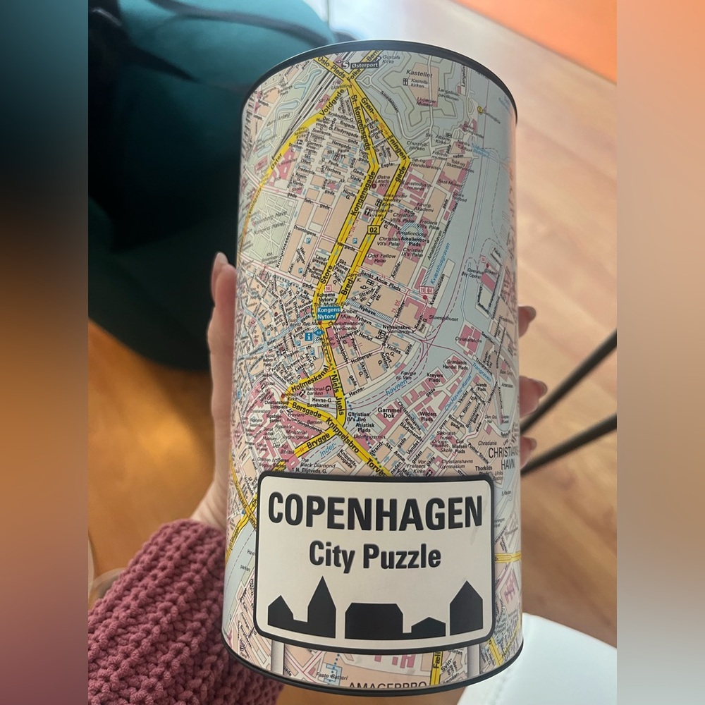 NIB Unused Copenhagen Map Puzzle